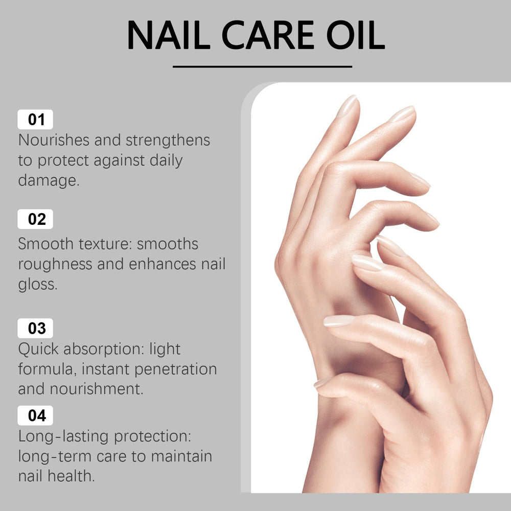 Nails appear moisturized and supple after Tiliraiy care.