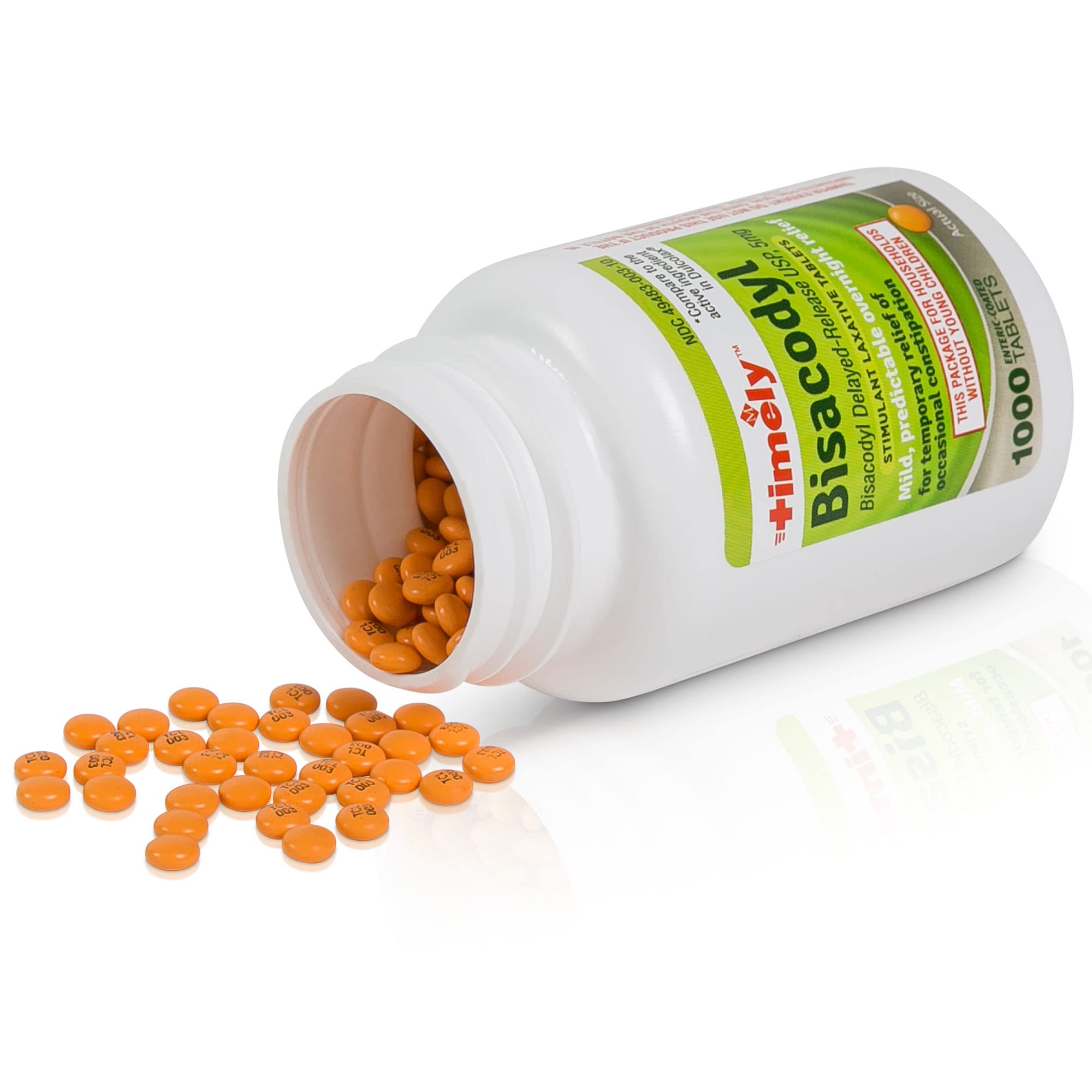 TIME-CAP LABS Timely bisacodyl travel pack demonstrates on-the-go constipation relief.