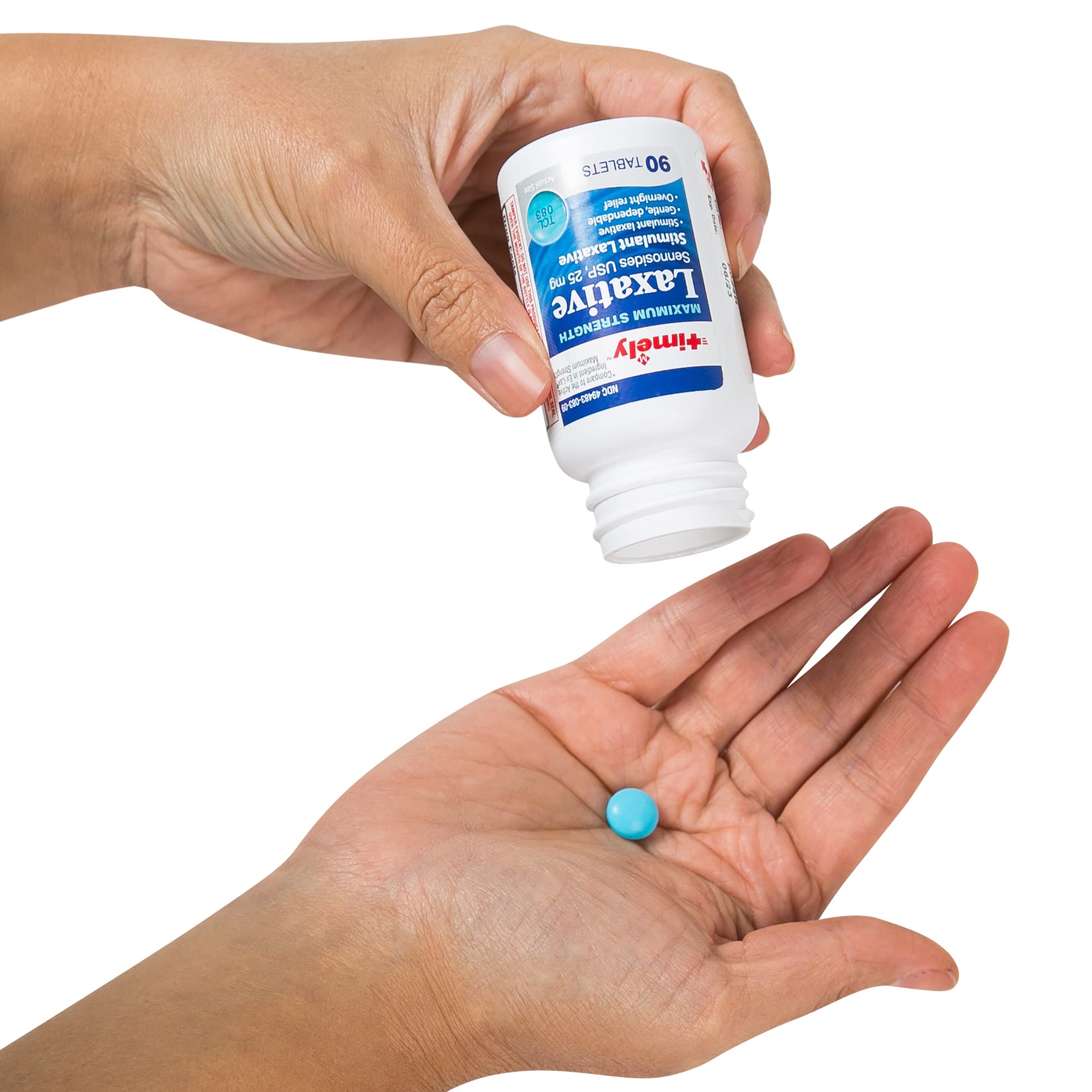 TIME-CAP LABS Timely Max Laxatives packaging on shelf