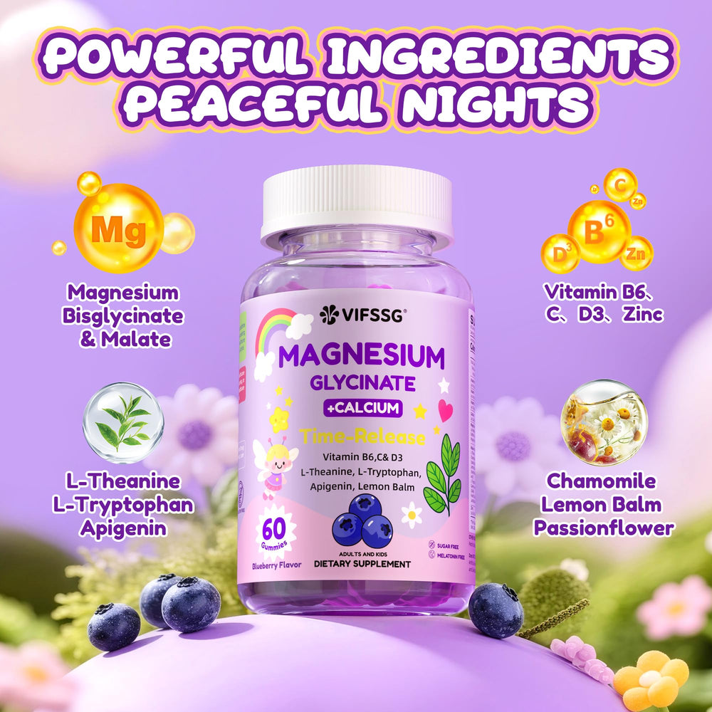 Time-release magnesium glycinate concept