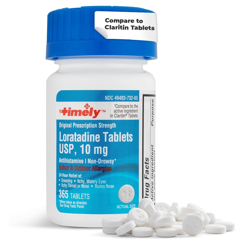 TIME-CAP LABS Loratadine for daytime use during busy mornings.