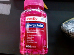 Timely Allergy Relief caplets bottle without box emphasizes discreet, everyday relief.