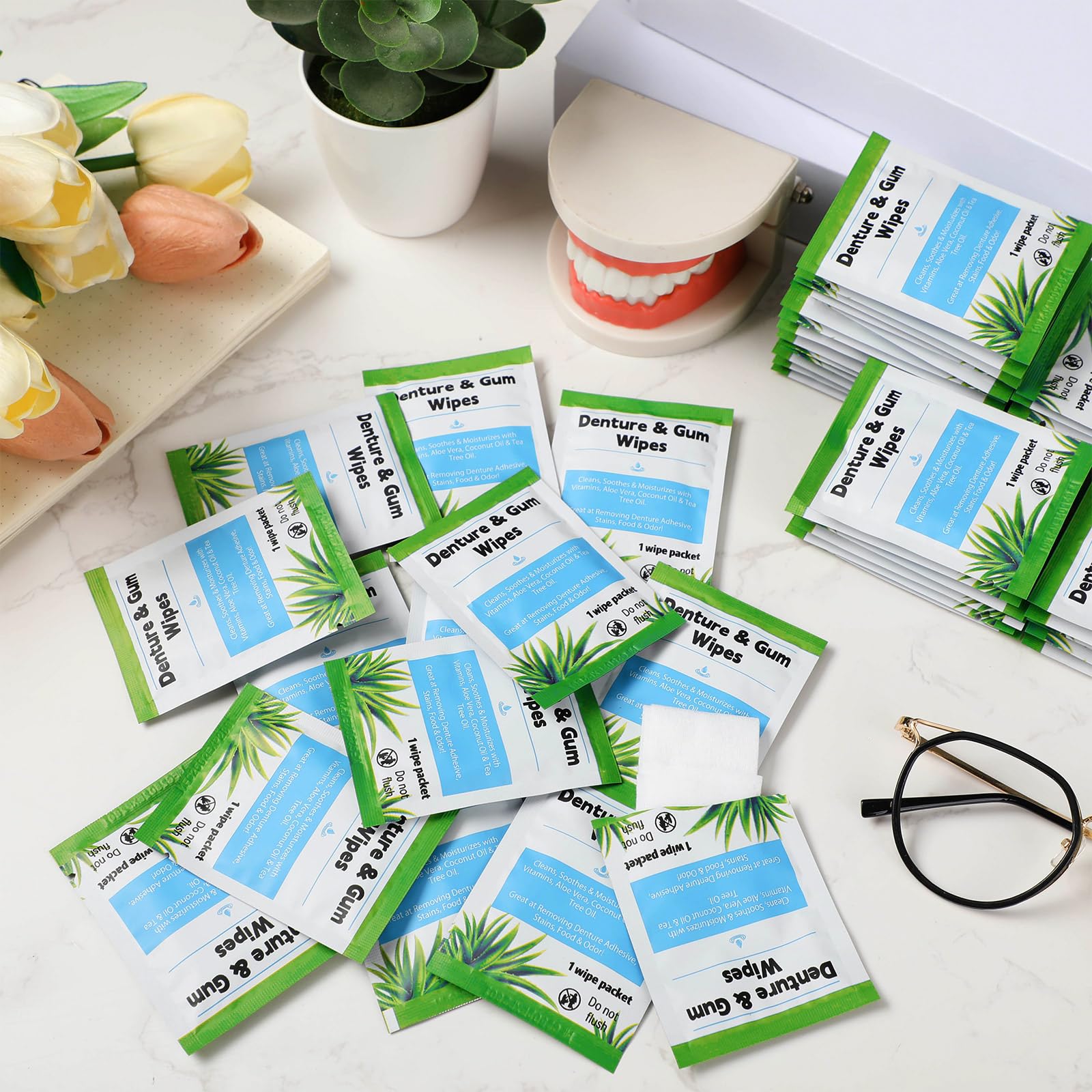 Compact travel-friendly package size 2.4 x 3.2 inches