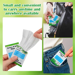 Unfolded wipe size 5.5 x 7.1 inches for thorough cleaning