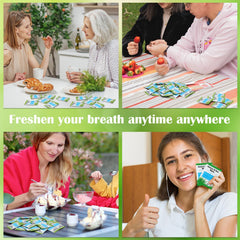 Gift-ready pack of denture cleaning wipes for seniors