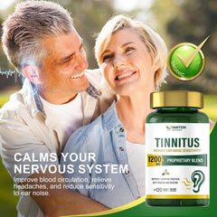 Illustration of ear health benefits from tinnitus relief supplement