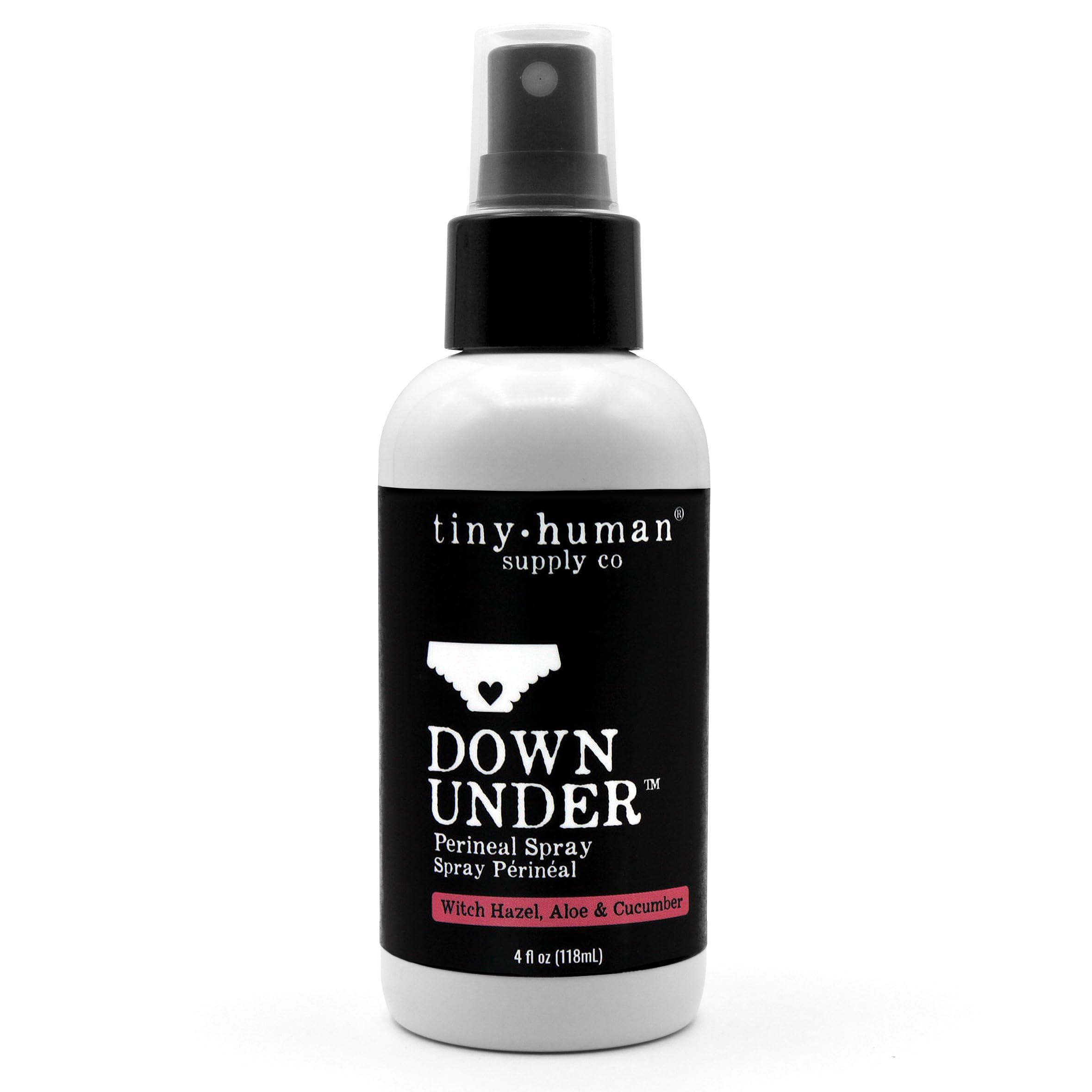Tiny Human Supply Co Down Under spray bottle mist for soothing postpartum comfort