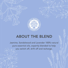 Tisserand Sleep Pillow Mist spritz demonstrates easy use around body and room.