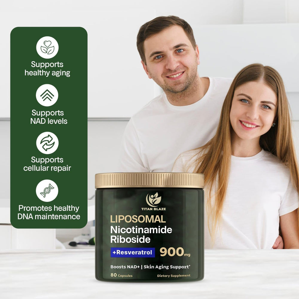 Graphic showing resveratrol and quercetin with NAD+