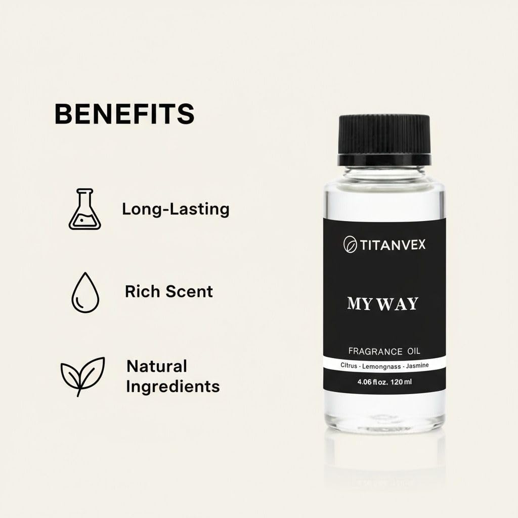 TitanVex-diffuser-oil-dramatic-bottle-shot with warm amber tones enhances cozy mood.