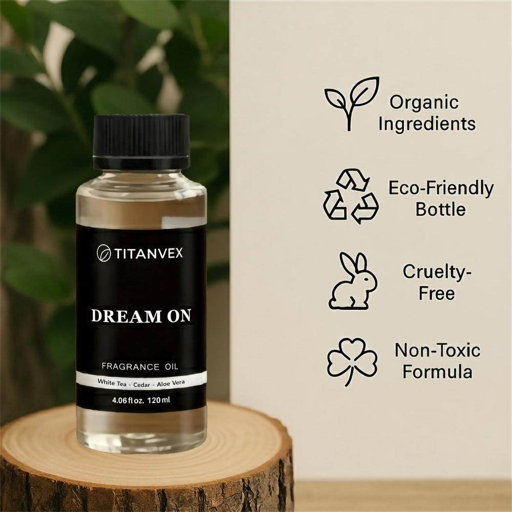 TitanVex Dream On hotel collection scent evokes luxury ambiance for living spaces.