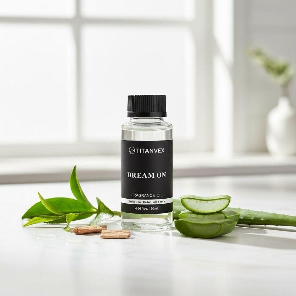 TitanVex Dream On room diffusion scent enhances calm spaces and relaxing evenings.