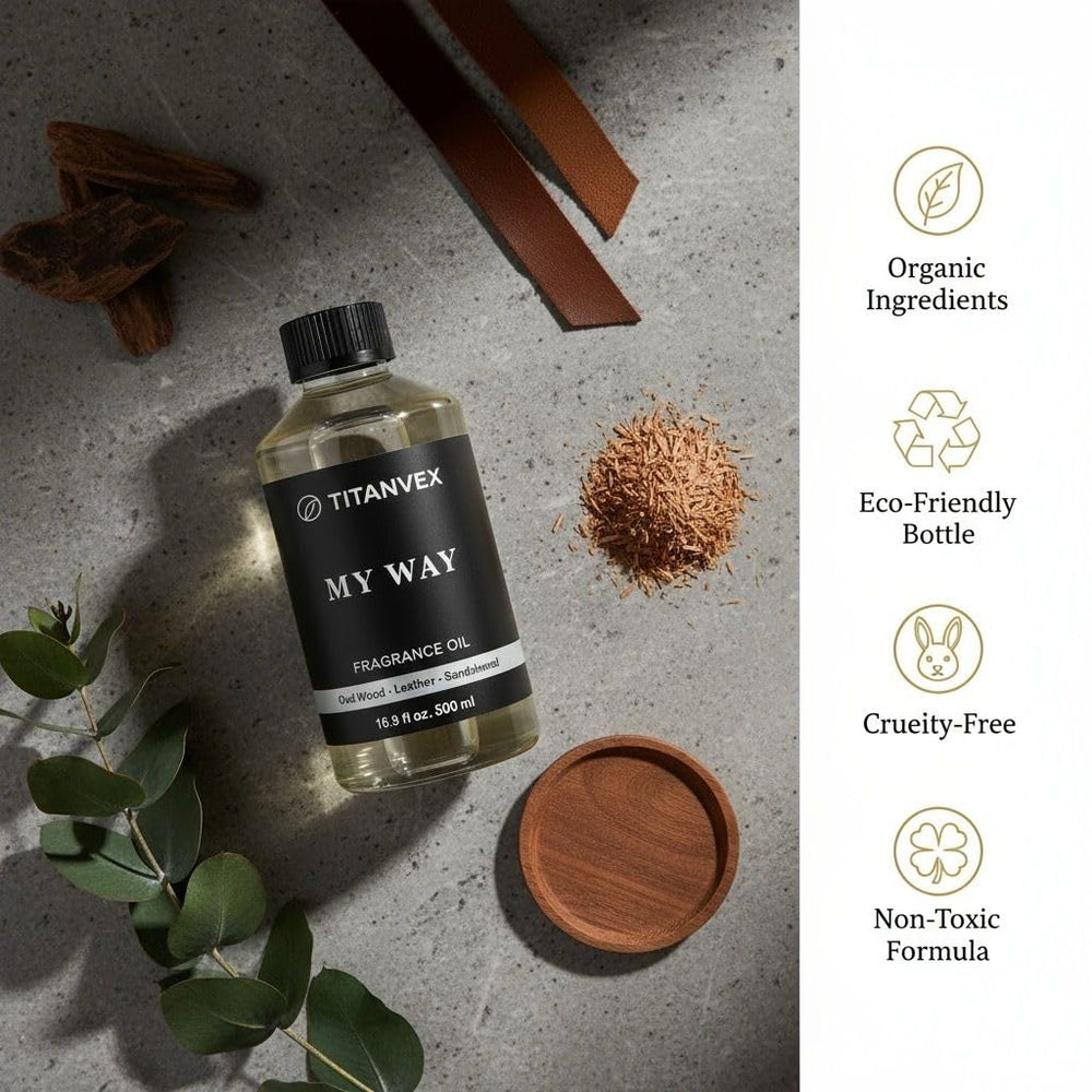 TitanVex gift-worthy packaging closeup highlighting premium scent