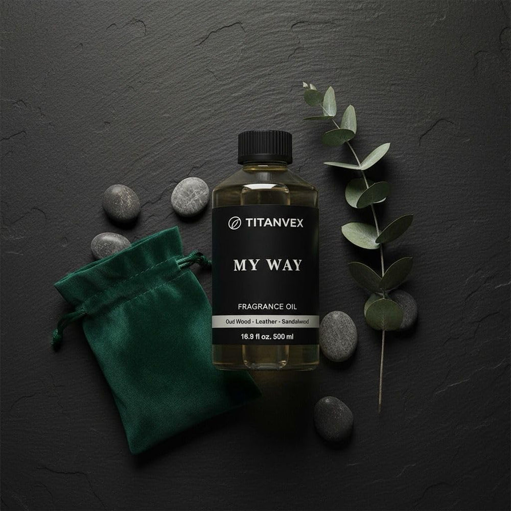 TitanVex hotel collection-inspired scent in a stylish diffuser setup