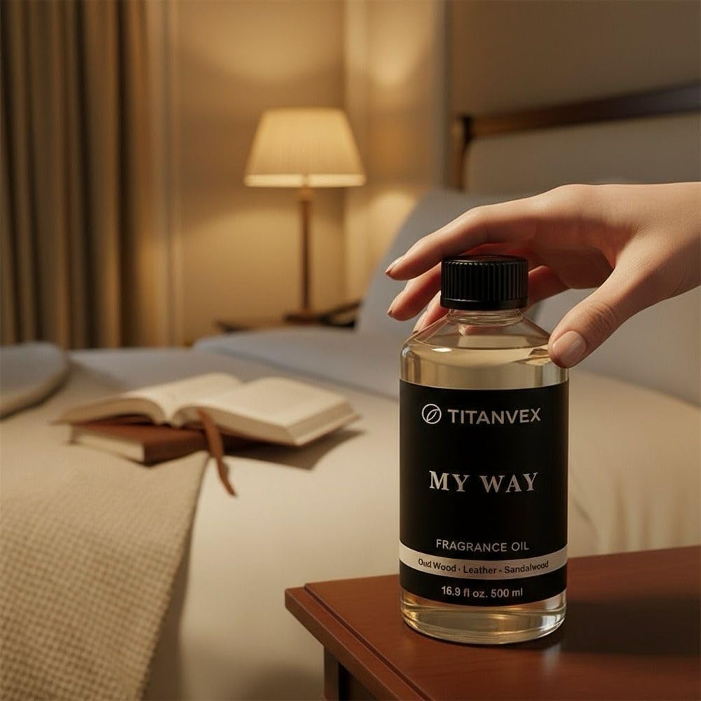 TitanVex relaxing ambient fragrance enhancing mood in a room
