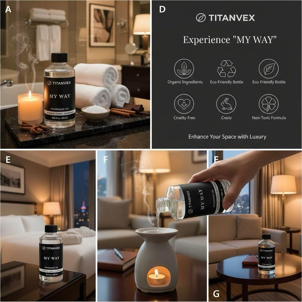 TitanVex sensory aroma application guiding easy diffuser setup