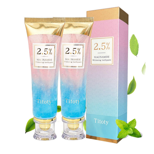 Titoty 2-pack Niacinamide Toothpaste packaging
