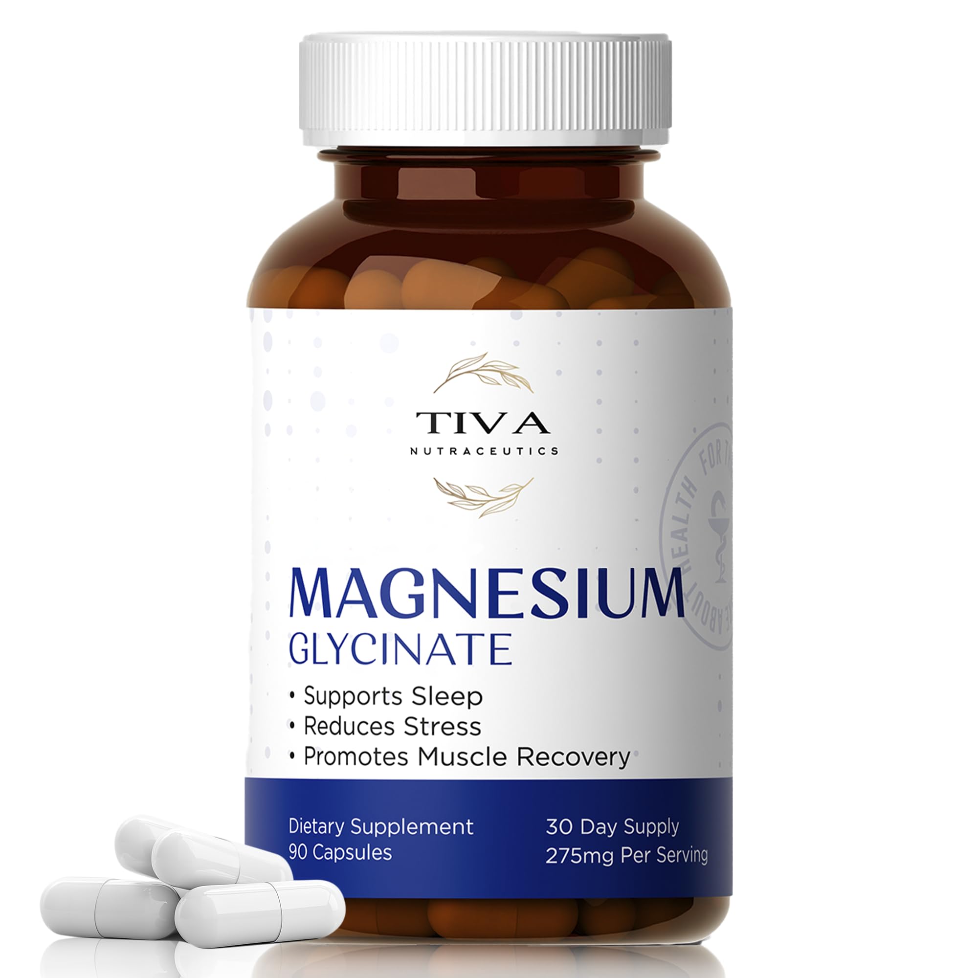 TIVA Nutraceutics Magnesium Glycinate bottle and label