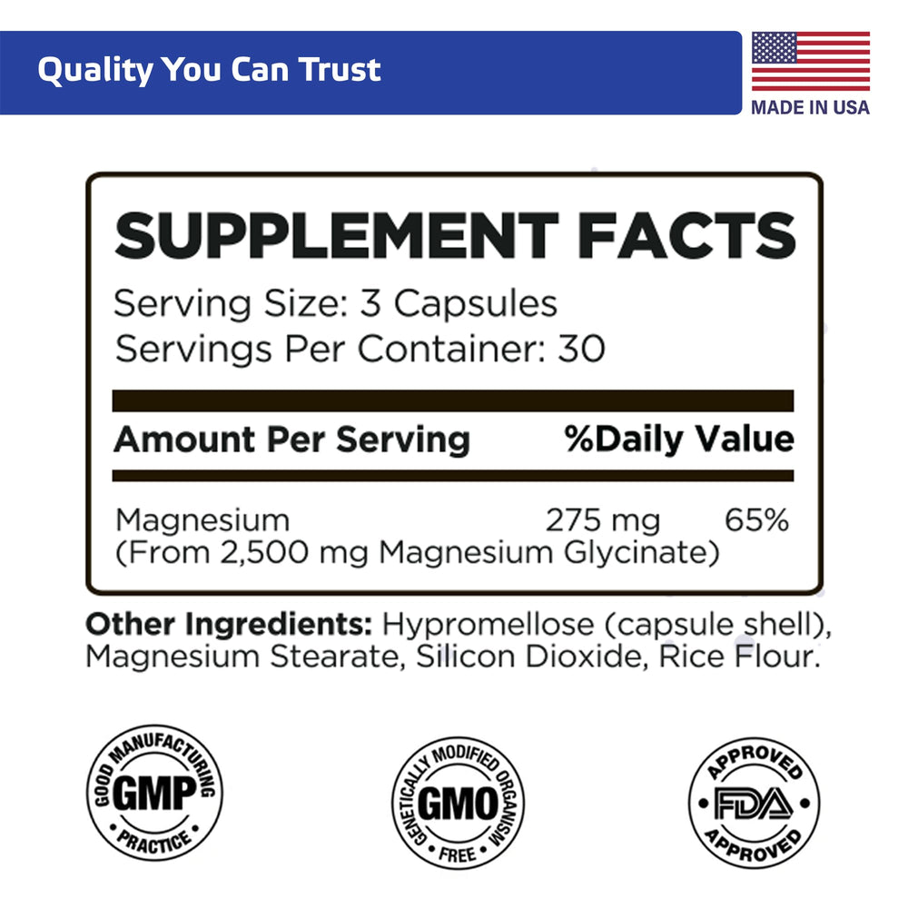 Illustration of magnesium glycinate bioavailability
