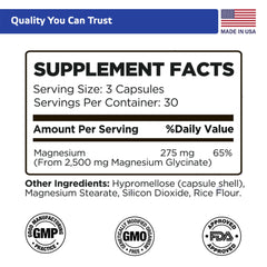 Illustration of magnesium glycinate bioavailability