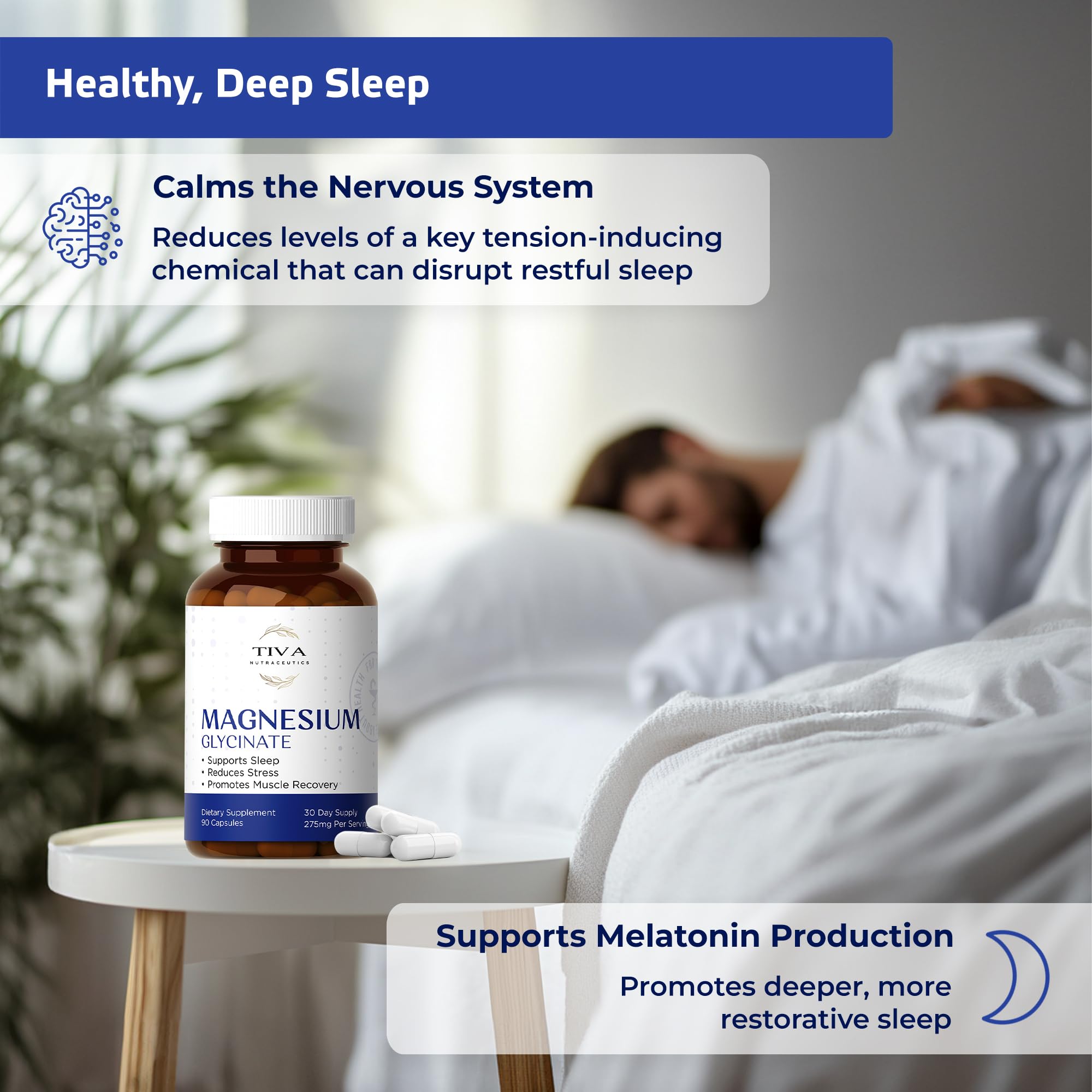 Gentle-on-the-stomach magnesium glycinate concept