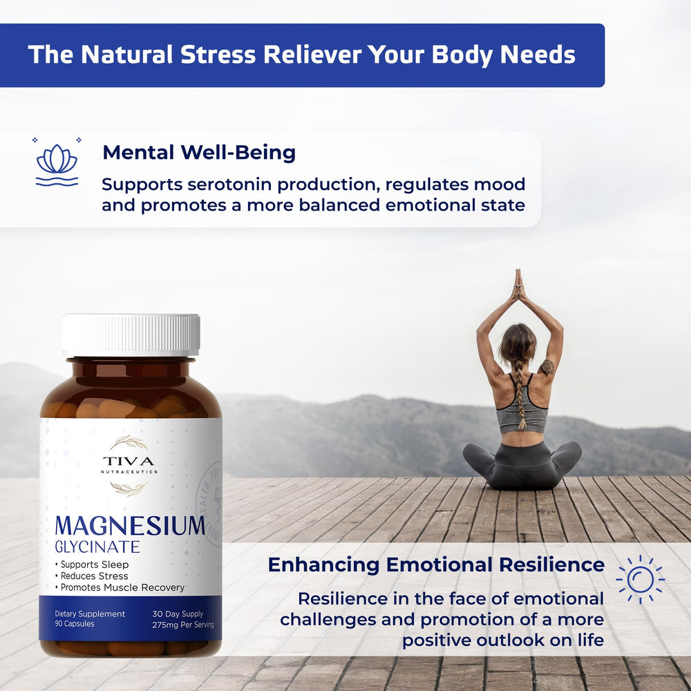 Magnesium glycinate promoting energy production and bone health