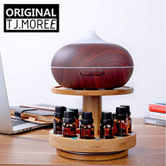 Decorative essential oil storage and diffuser holder in room setting