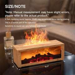 Seven-color flame lamp mode on diffuser
