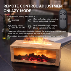 Timer settings on diffuser showing 2/4/5 hours