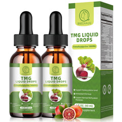 TMG 1000mg Blood Orange Liquid Drops bottle – 2 oz pack
