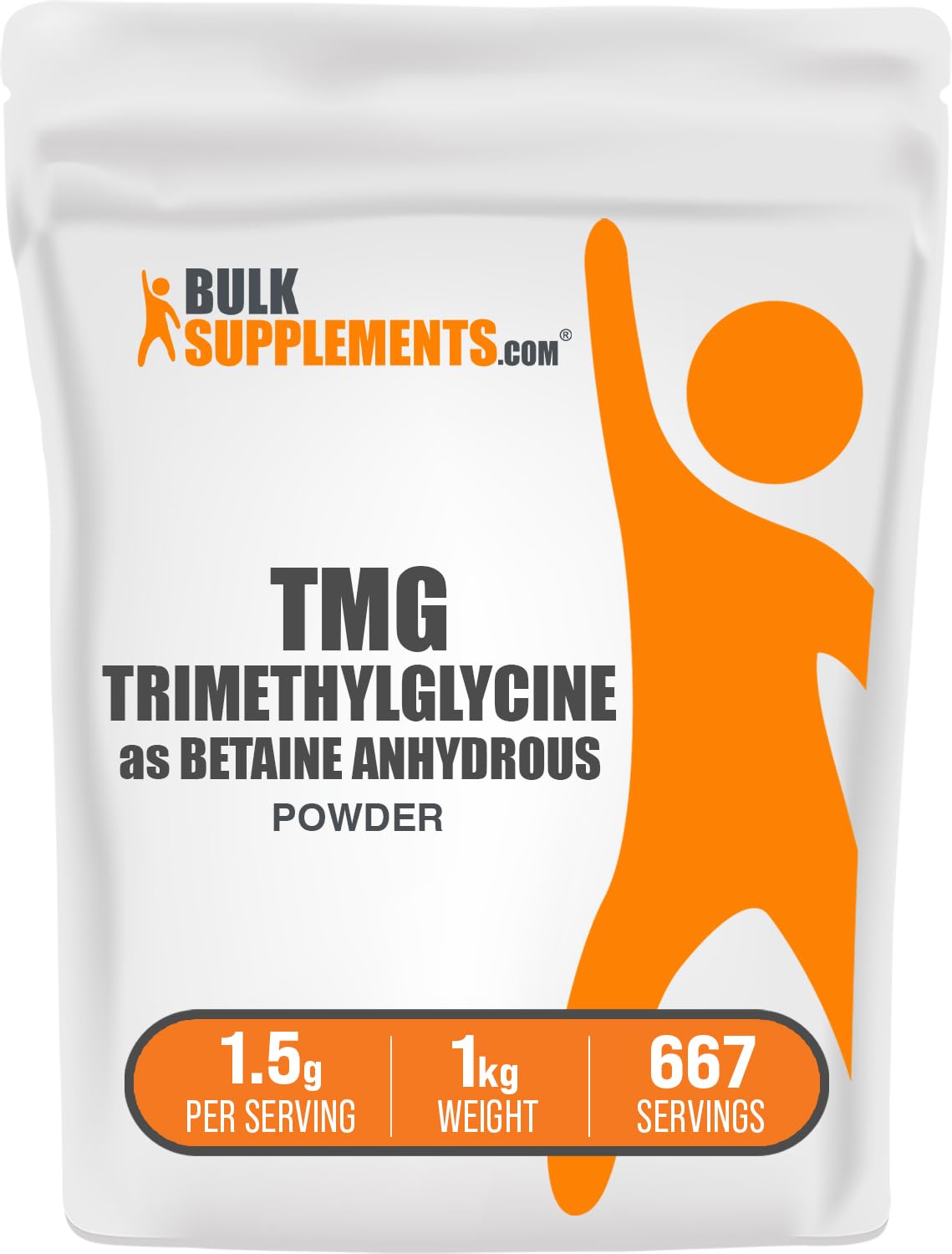 TMG powder Trimethylglycine Betaine Anhydrous 1 kg pack