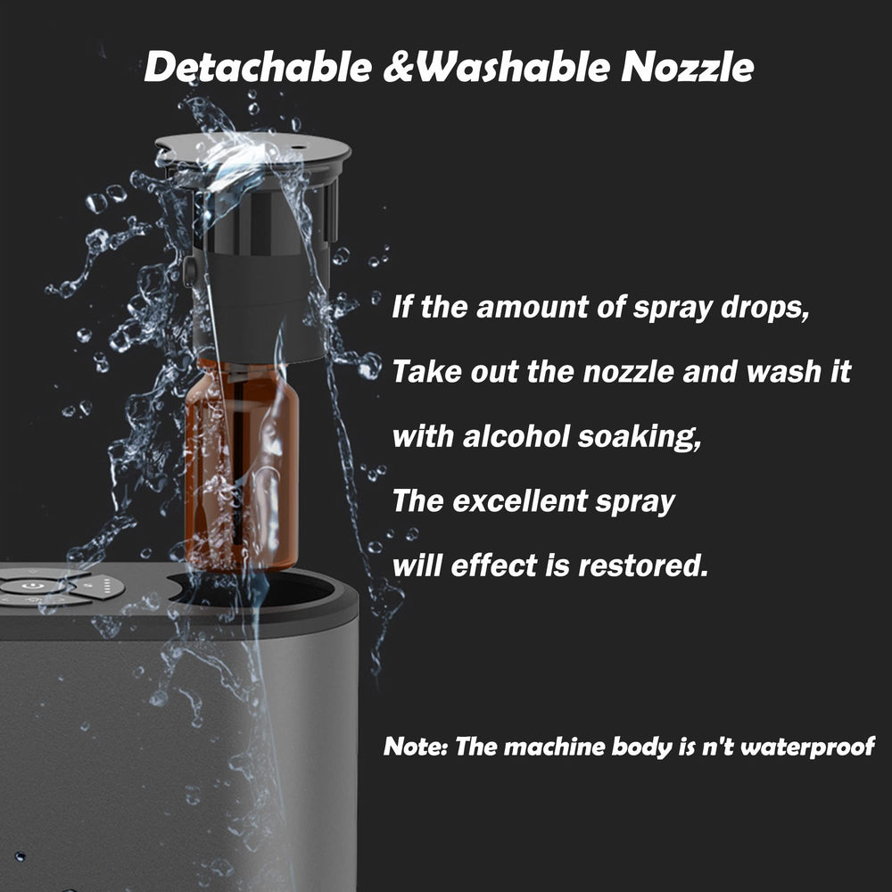 TN HOM battery-powered diffuser with 4000 mAh capacity for long use.