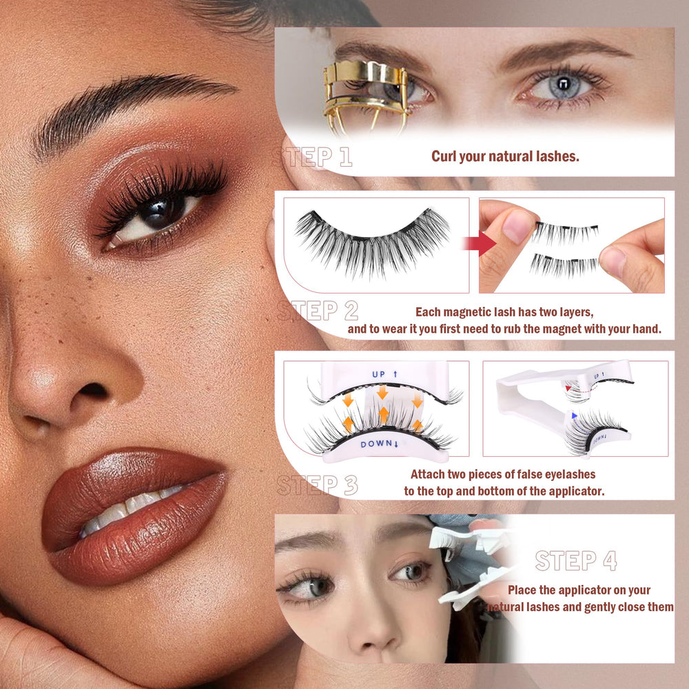TNFVLONEINS lash applicator included for quick, clean magnet engagement.