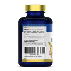Ingredients and allergen-free statement for TNVitamins Cinnamon Capsules