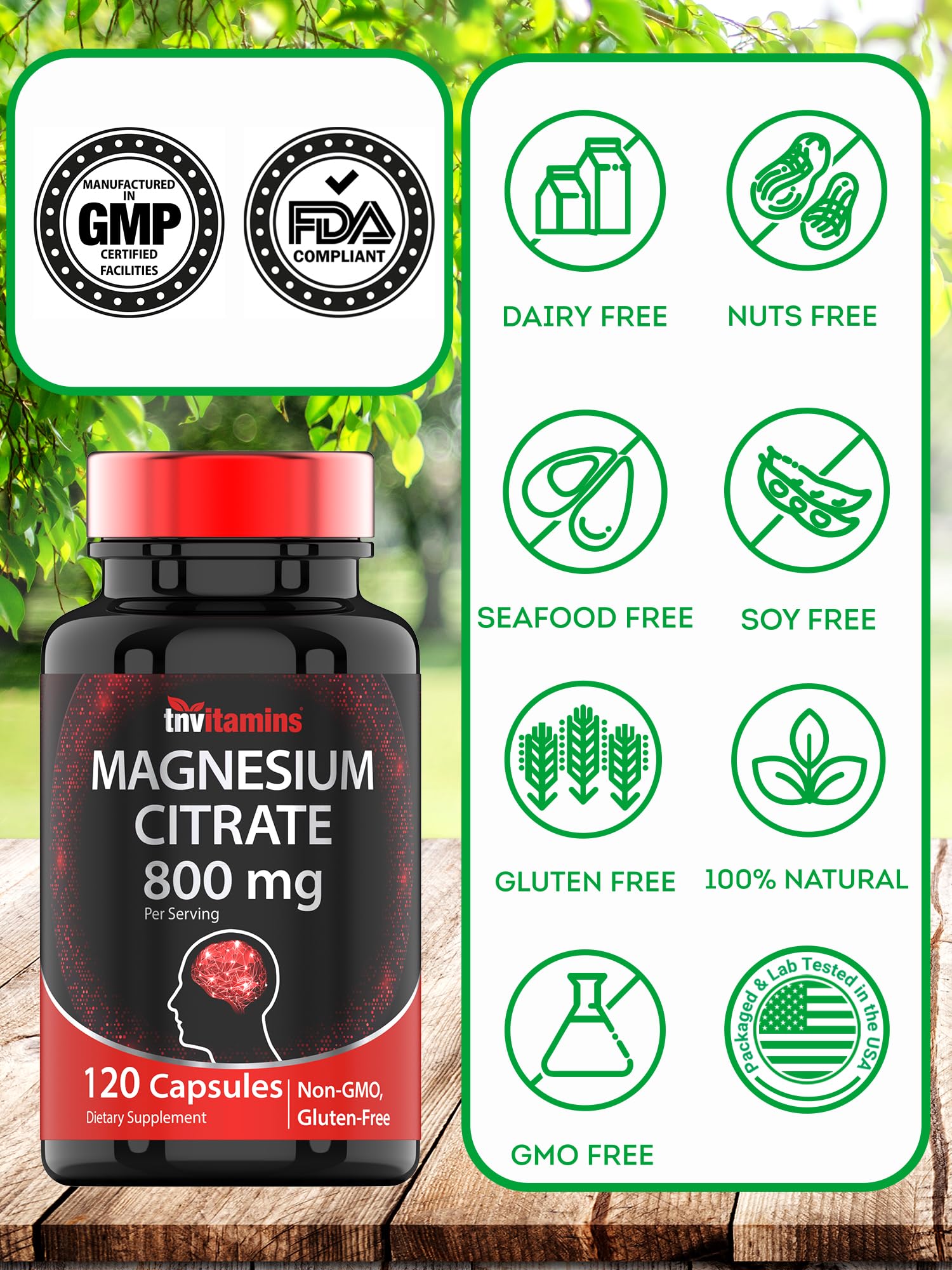 Pack contains two bottles - 240 capsules