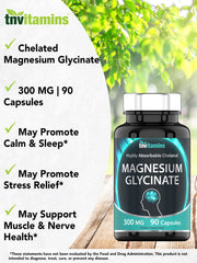 Magnesium Glycinate powder ingredients label