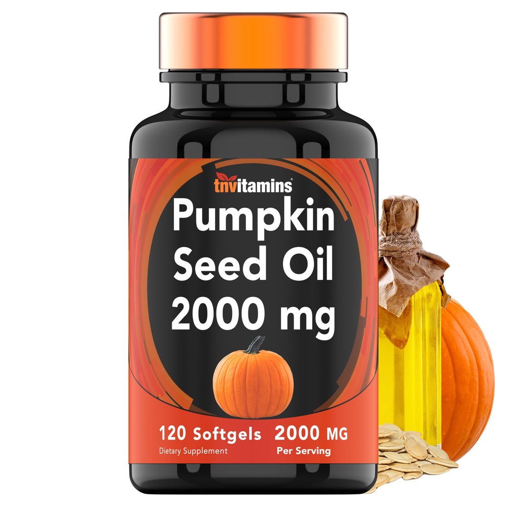 tnvitamins Pumpkin Seed Oil 2000 mg per serving - 120 Softgels bottle
