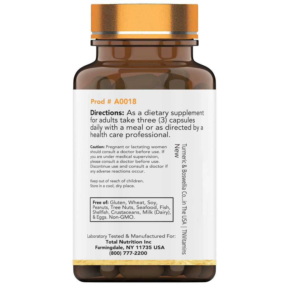 Turmeric & Boswellia Complex capsules arranged with Ginger Root and Bromelain