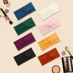 Tobeffect soft polyester-spandex headbands deliver all-day moisture-wicking comfort.