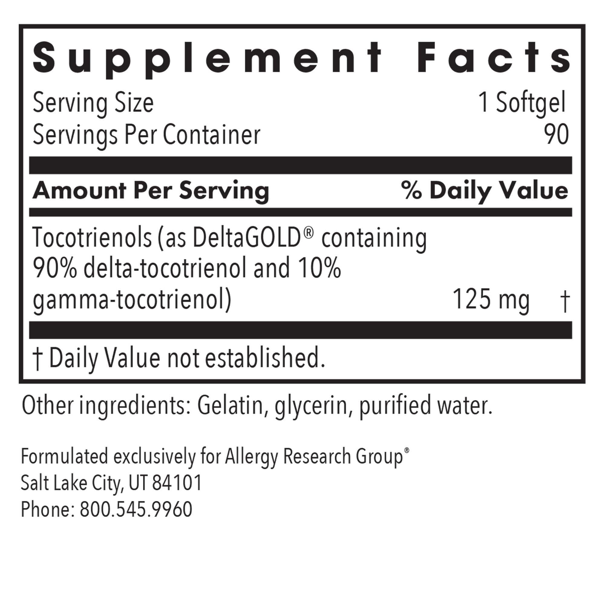 Graphic showing tocotrienols antioxidant superiority over tocopherols