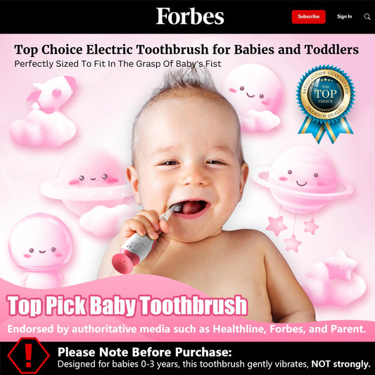 Toothbrush with LED light and soft finger brush