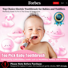 Toothbrush with LED light and soft finger brush