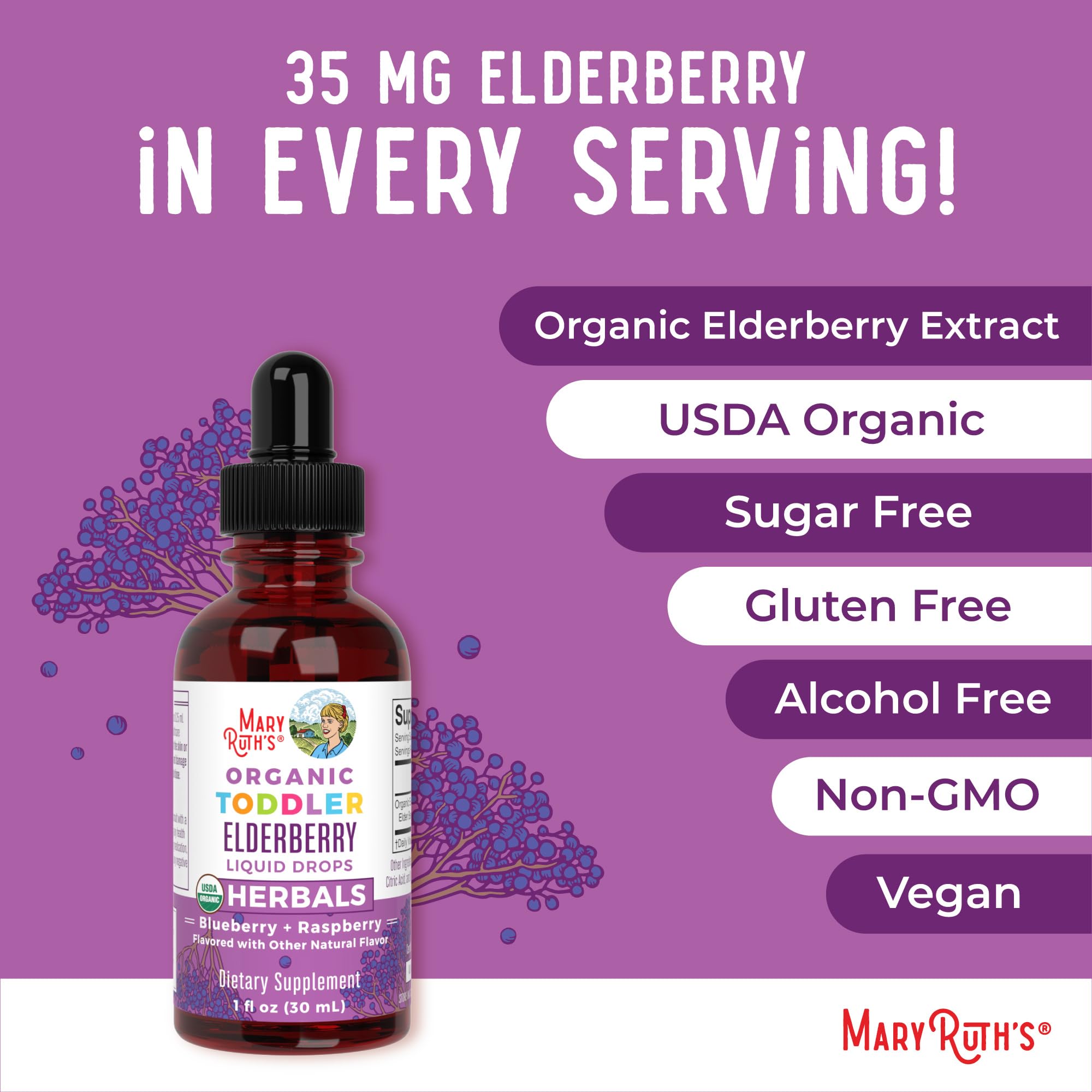 Toddler immune support drops for ages 1-3