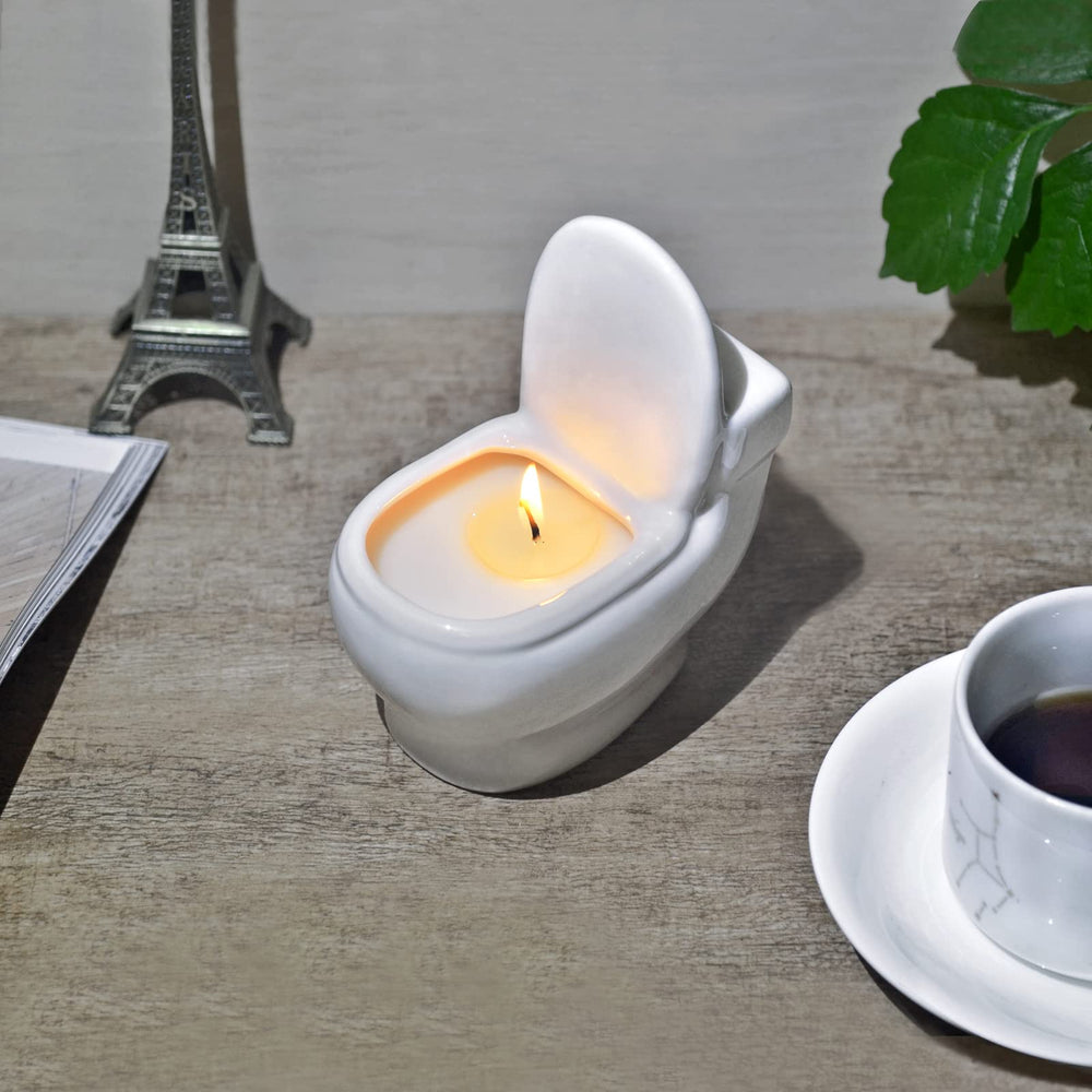 Gift-ready gag candle for parties and hampers