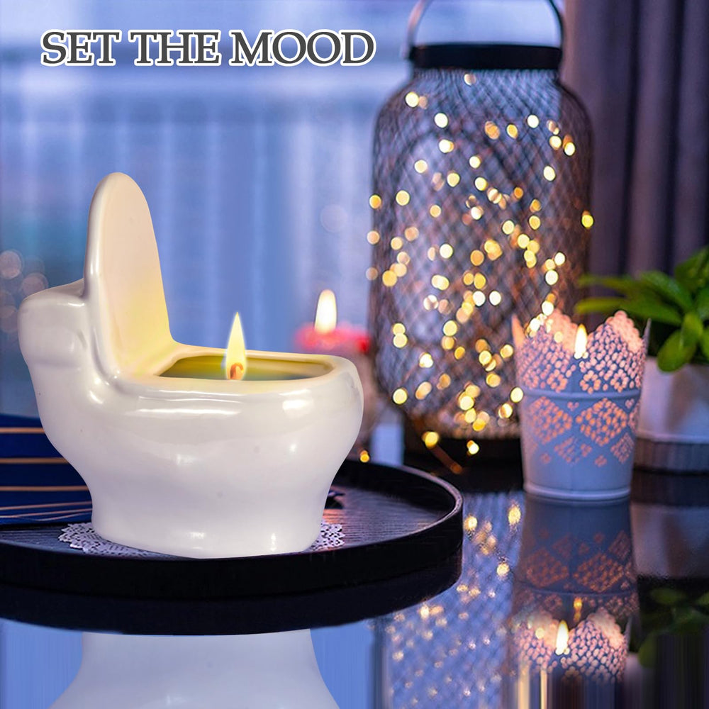 6 oz candle size label with lemon fragrance