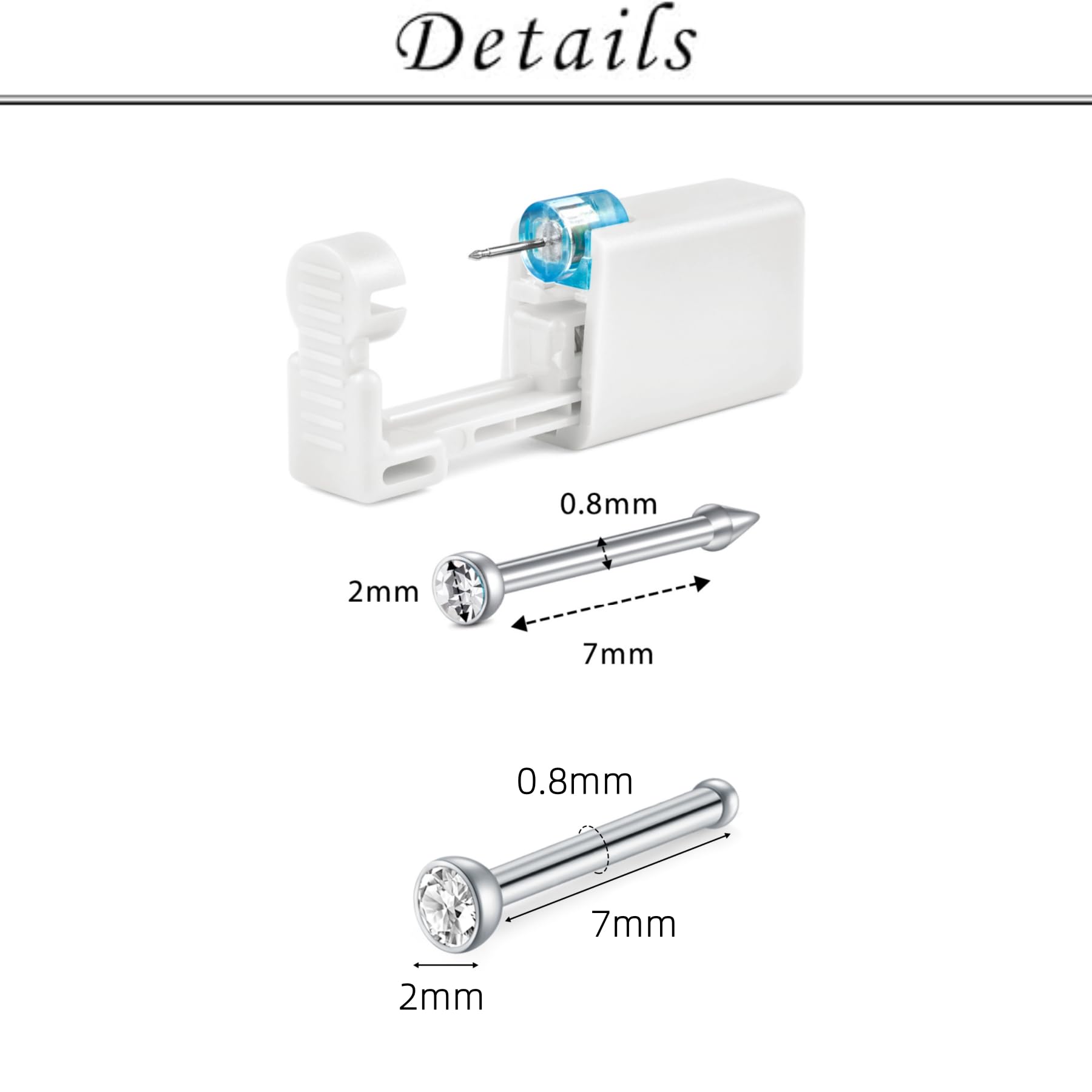 TOKRING replacement pins 20G for versatile nose styling