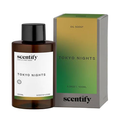 Tokyo Nights aroma oil refill bottle in amber glass (100ml)