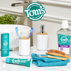 Vegan-certified and cruelty-free Tom’s toothpaste