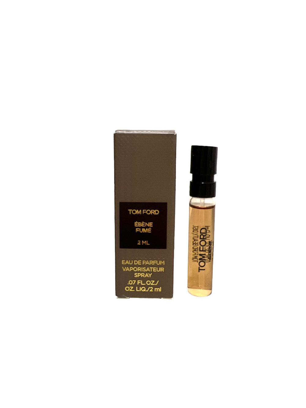Tom Ford Ébène Fumé EUP spray 2ml sample bottle – front view