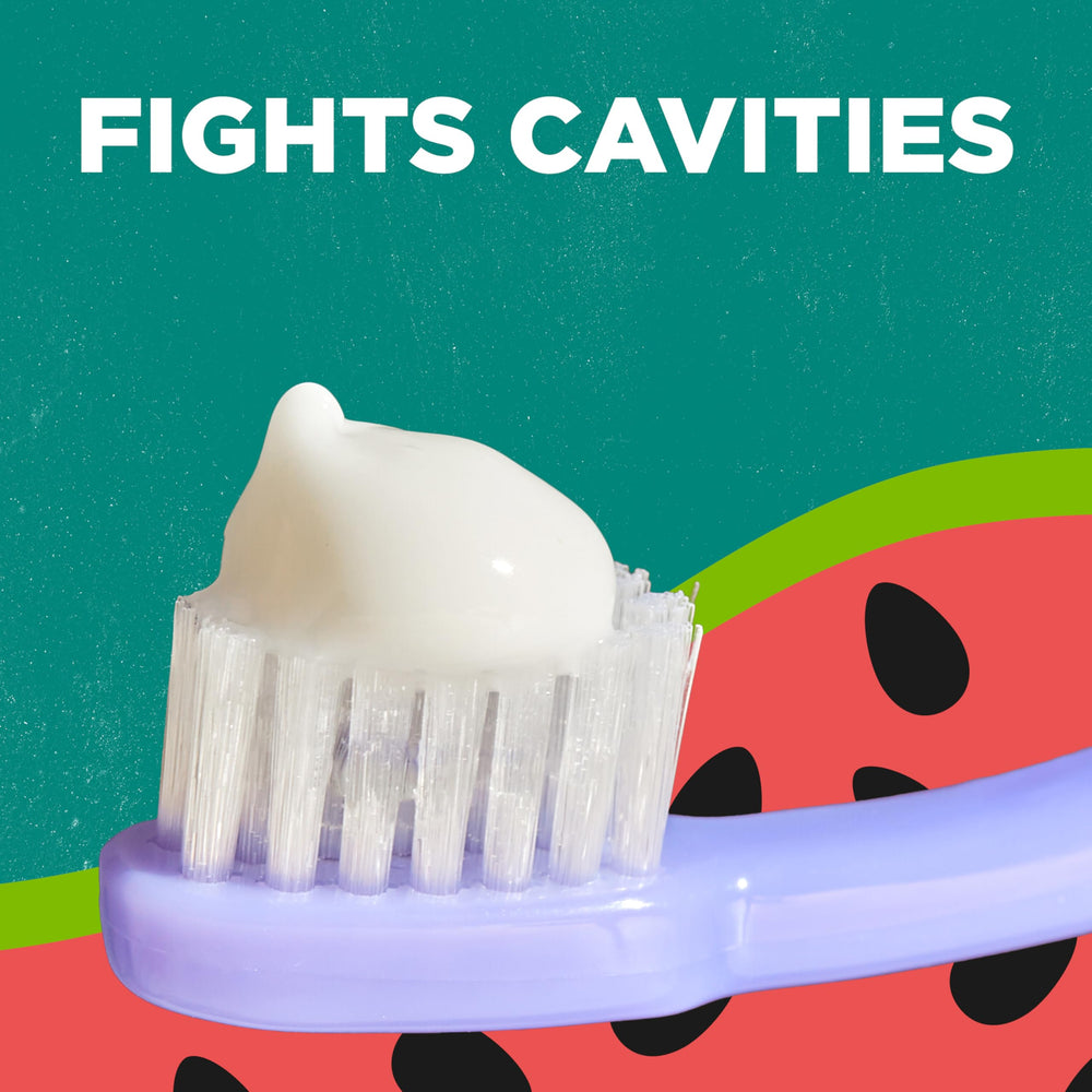Tom's of Maine logo on the toothpaste package